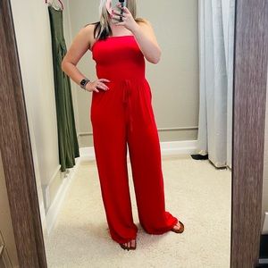 Strapless Jumpsuit